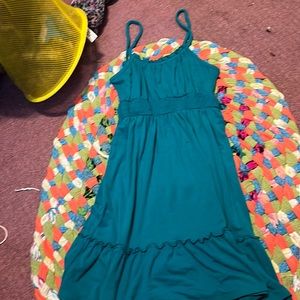 Green summertime dress